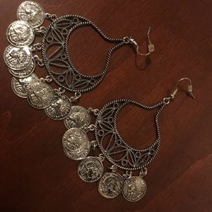 🛍silver coin Gypsy earrings 💃🏼 💃🏼 💕